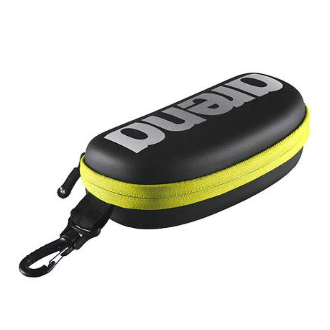 Arena Goggle Case Black Silver Fluo Yellow