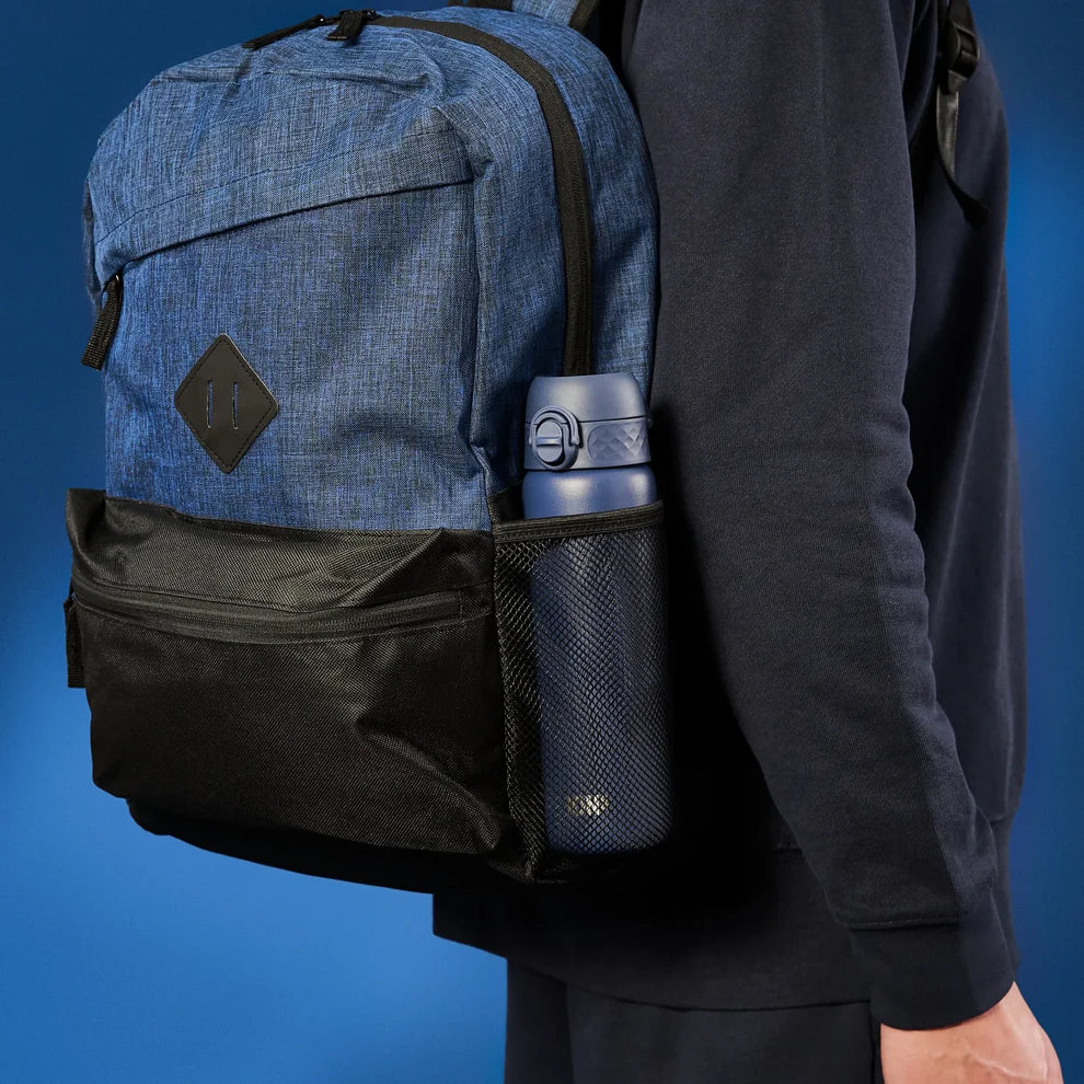 Ion8 Slim Vacuum Insulated Water Bottle Ash Navy