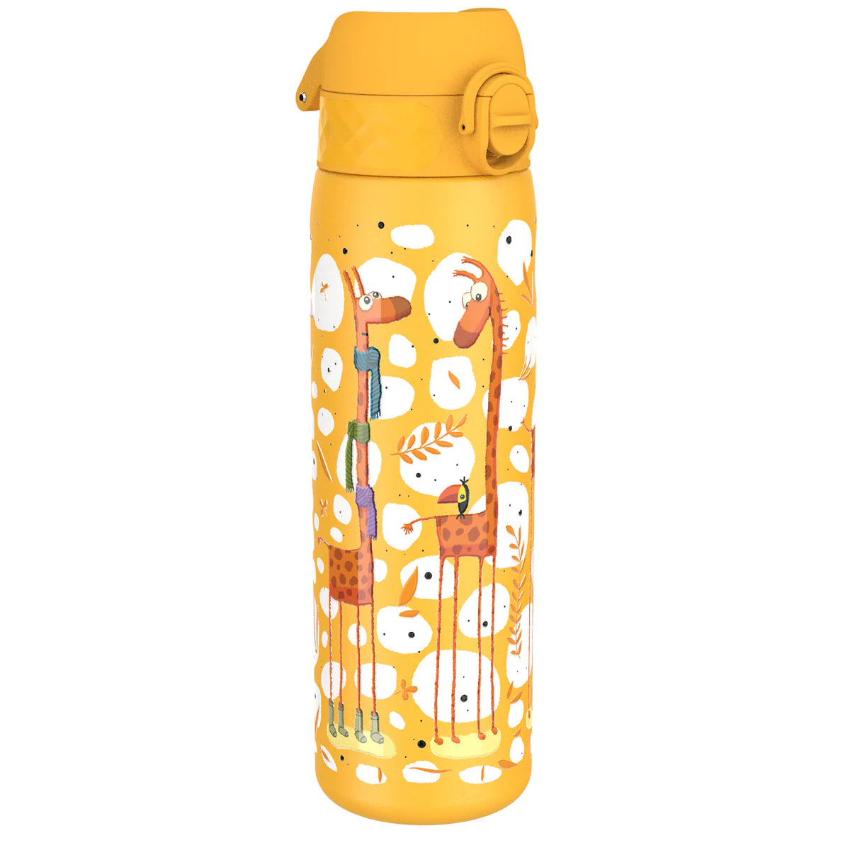 Ion8 Slim Stainless Steel Water Bottle Giraffes