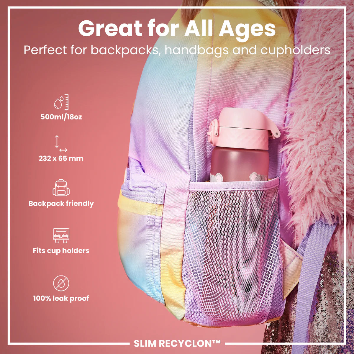 Ion8 Slim Water Bottle Koala