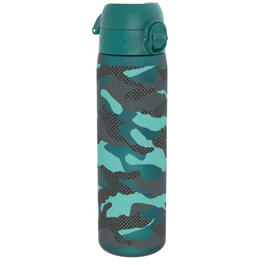 Ion8 Slim Water Bottle Camo Green