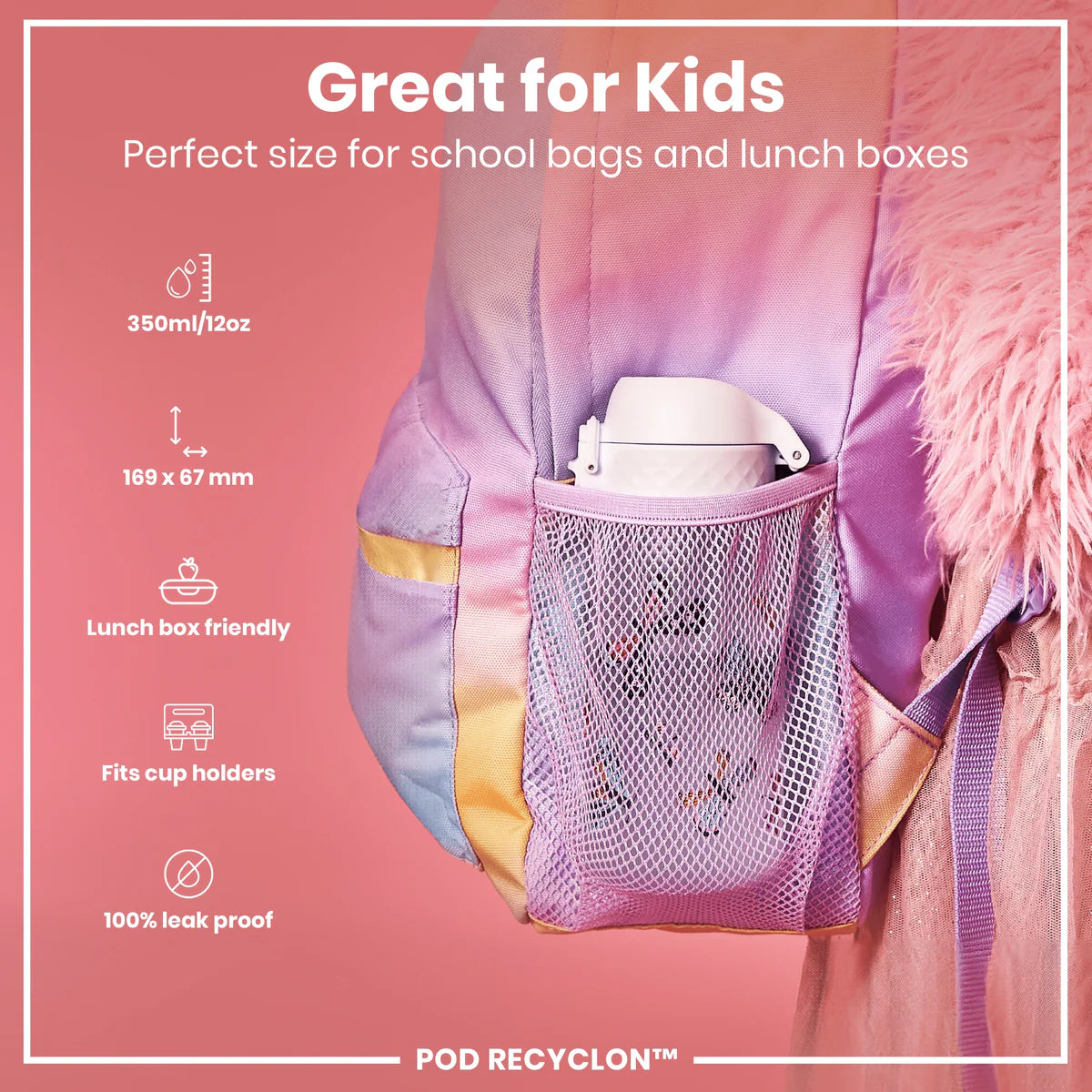 Ion8 Pod Water Bottle Butterflies
