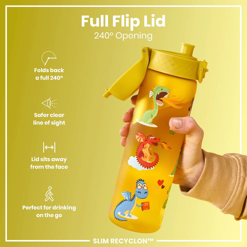 Ion8 Slim Water Bottle Dragons