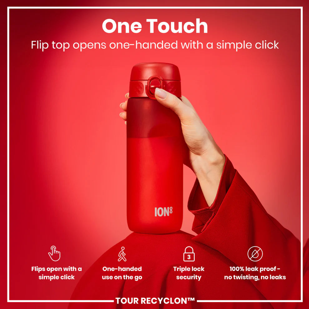Ion8 Tour Water Bottle Red