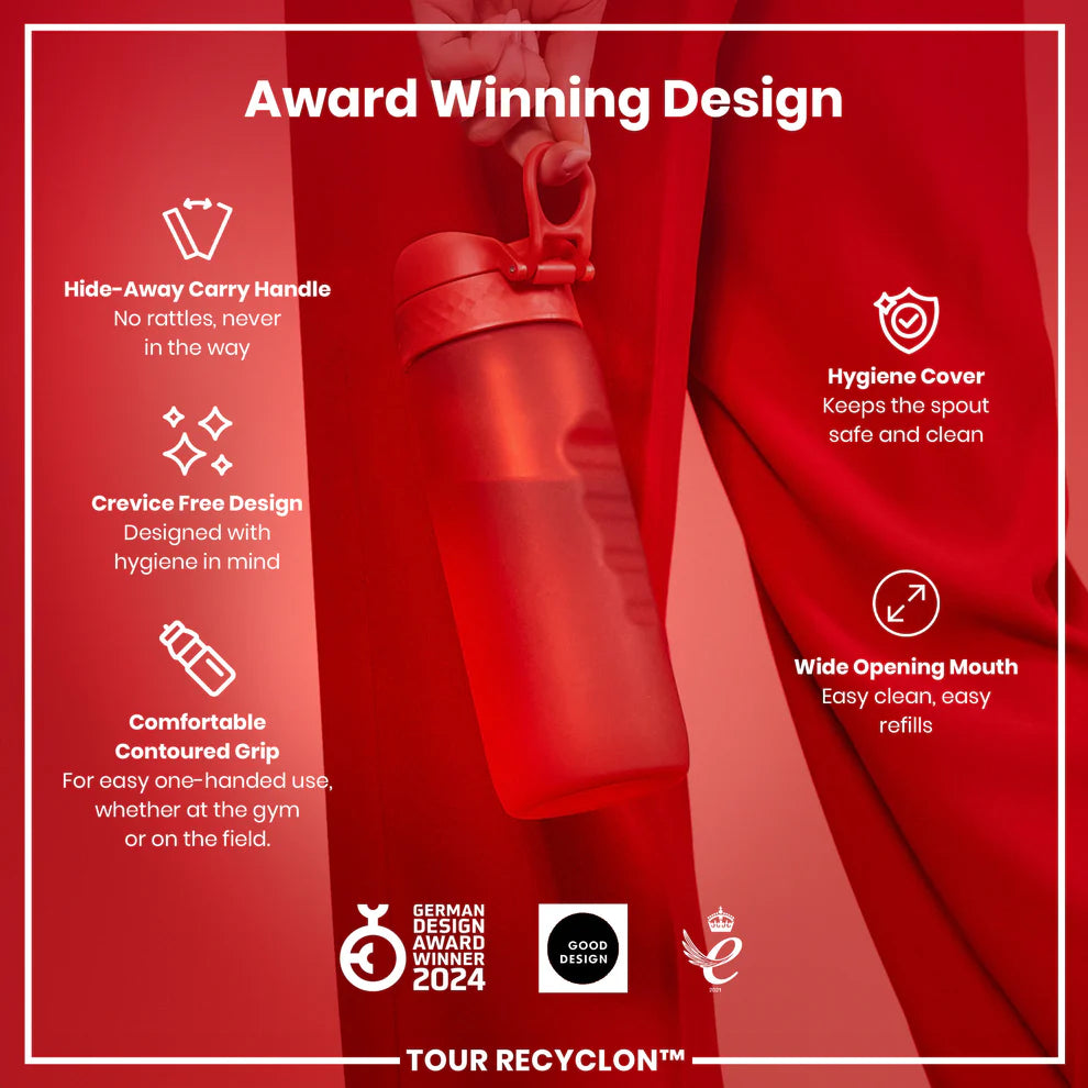 Ion8 Tour Water Bottle Red