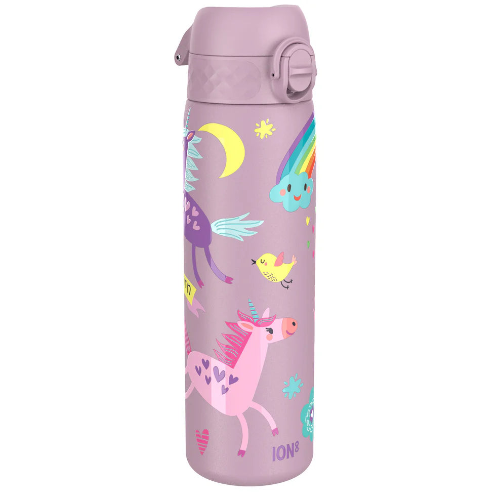 Ion8 Slim Stainless Steel Water Bottle Unicorns