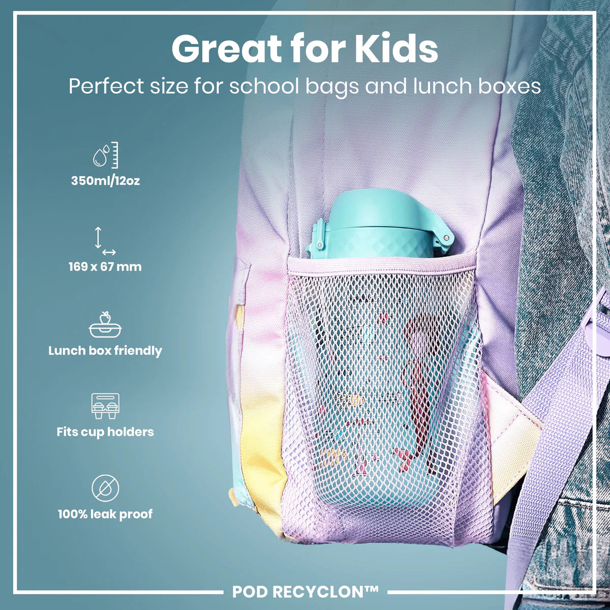 Ion8 Pod Water Bottle Mermaids