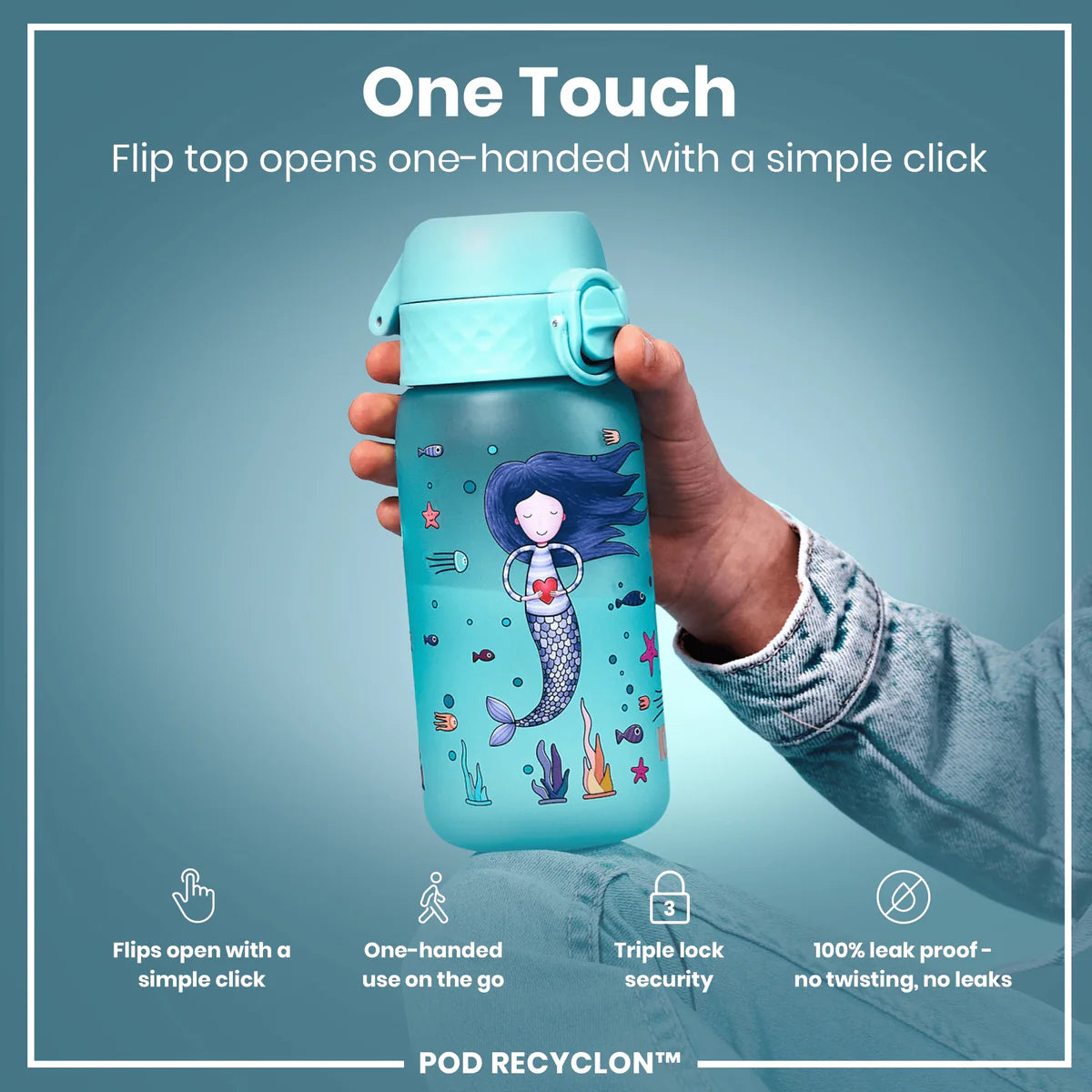 Ion8 Pod Water Bottle Mermaids