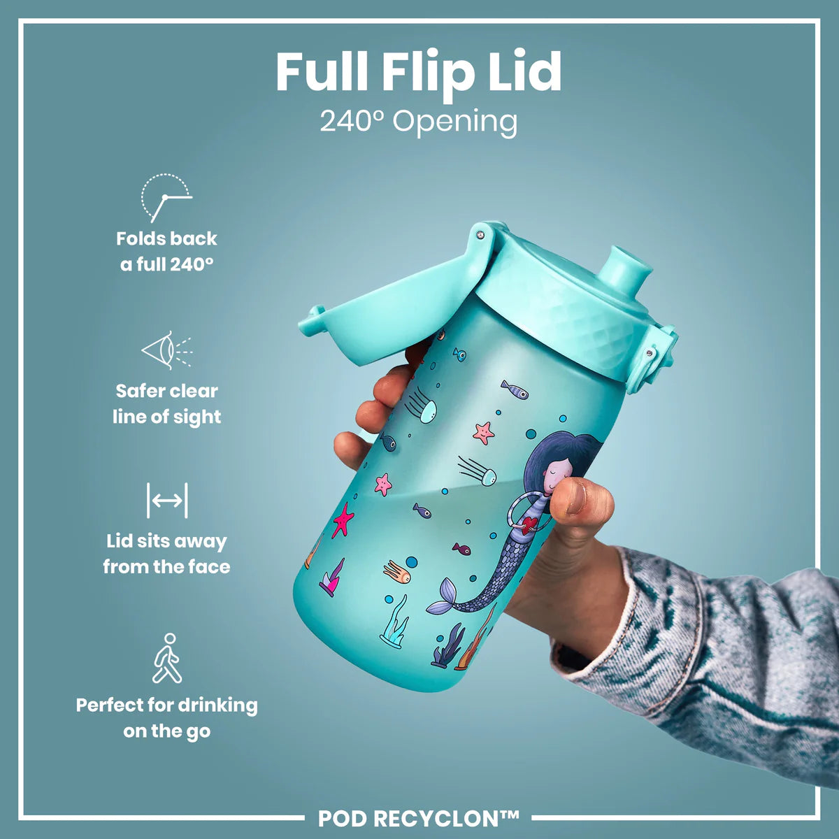 Ion8 Pod Water Bottle Mermaids