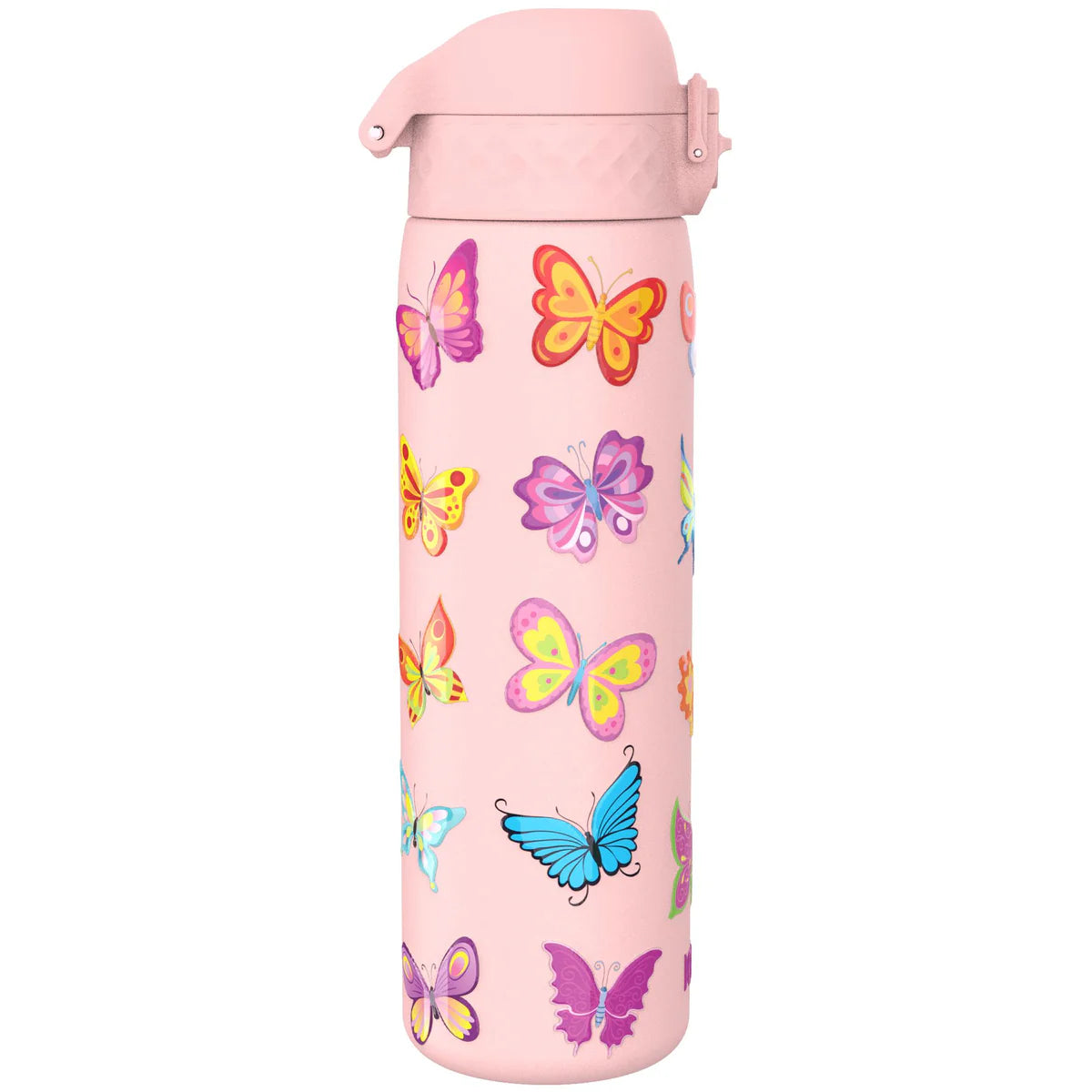 Ion8 Slim Stainless Steel Water Bottle Butterfly