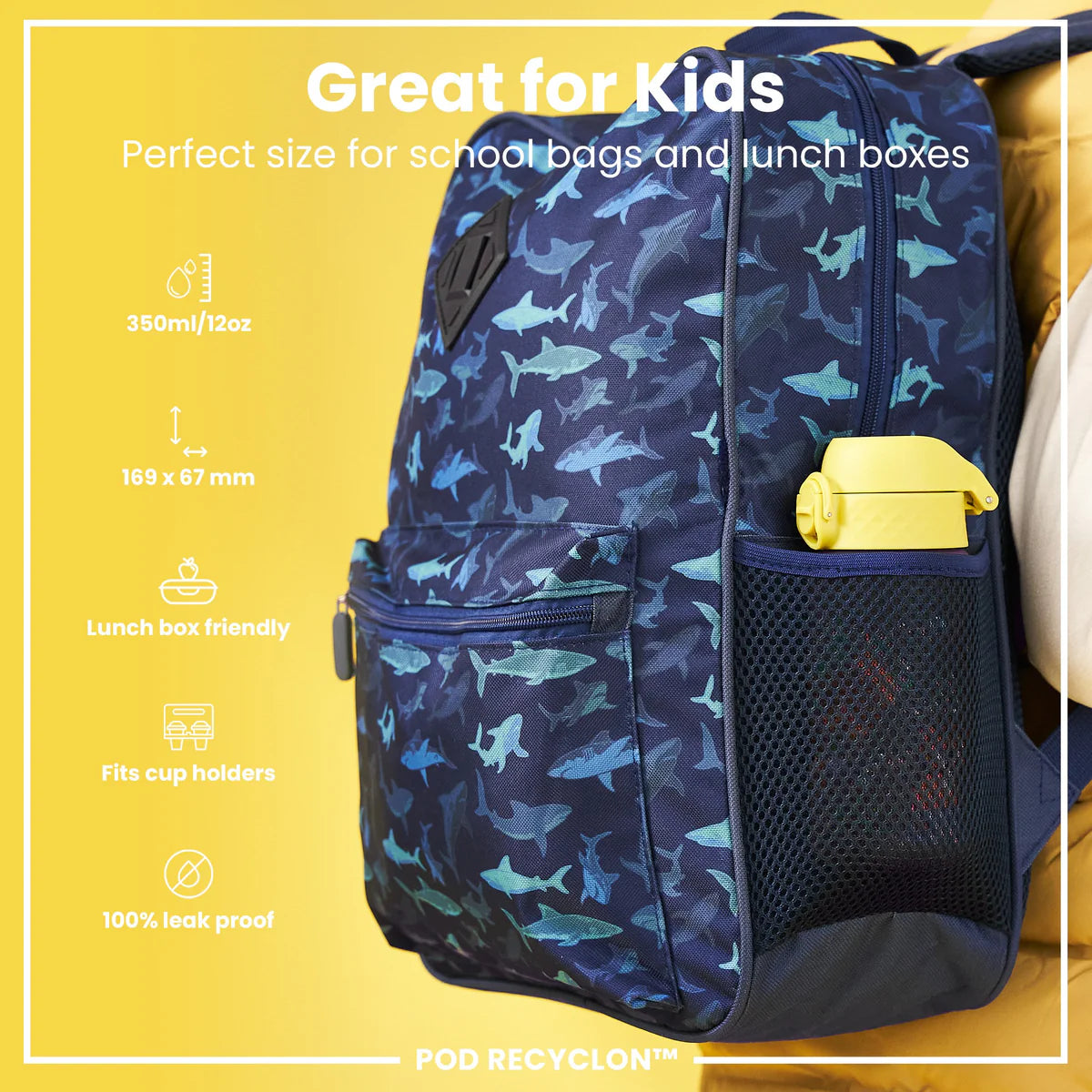 Ion8 Pod Water Bottle Lions