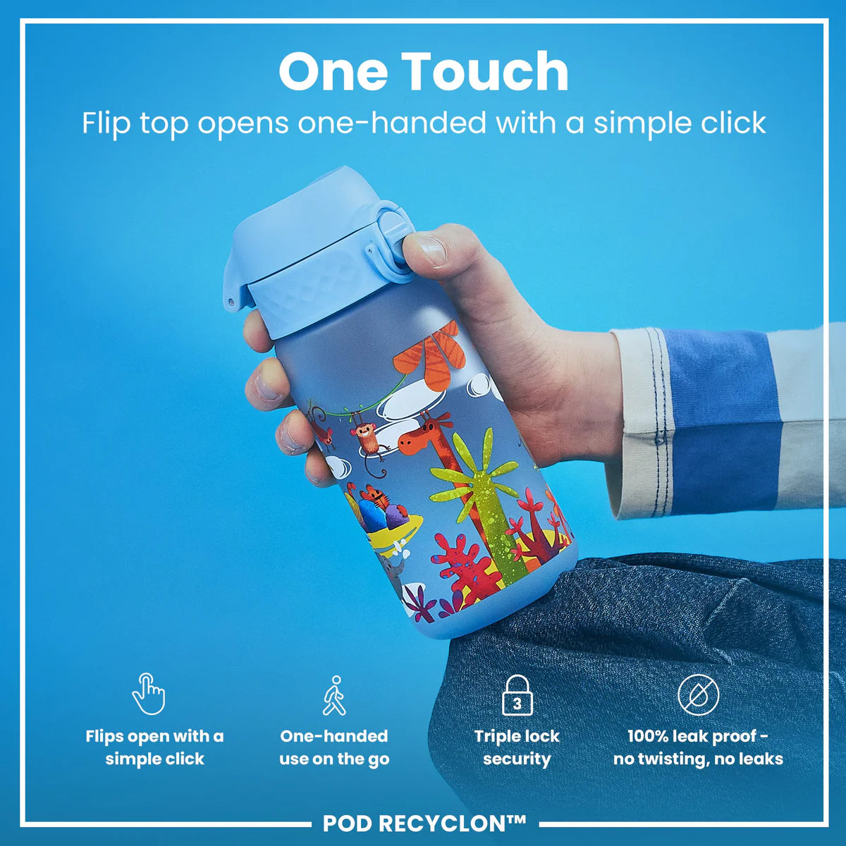 Ion8 Pod Water Bottle Safari