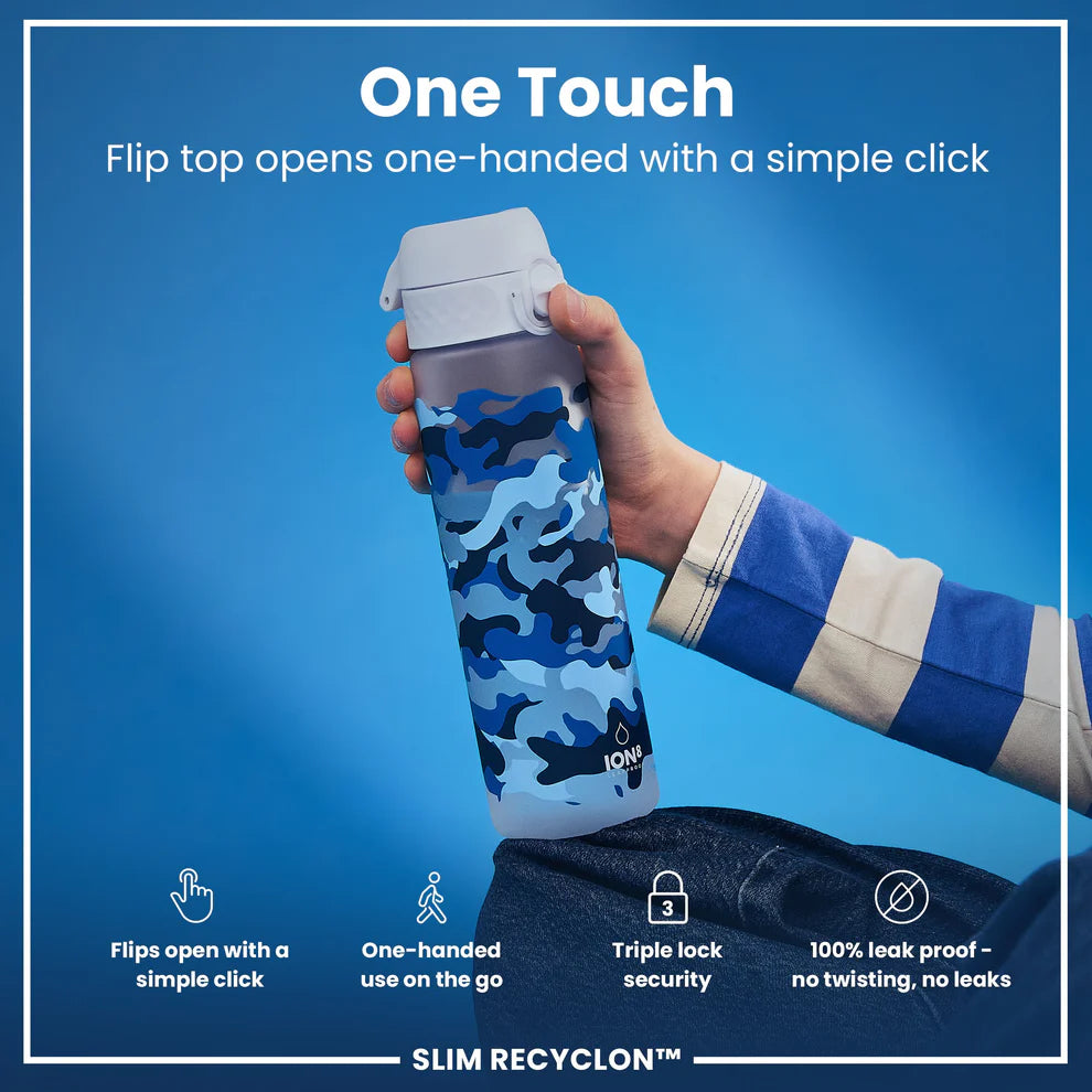 Ion8 Slim Water Bottle Cano Ice