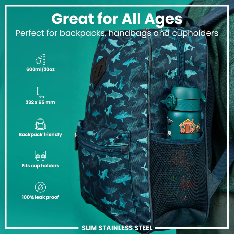 Ion8 Slim Stainless Steel Water Bottle Automobiles
