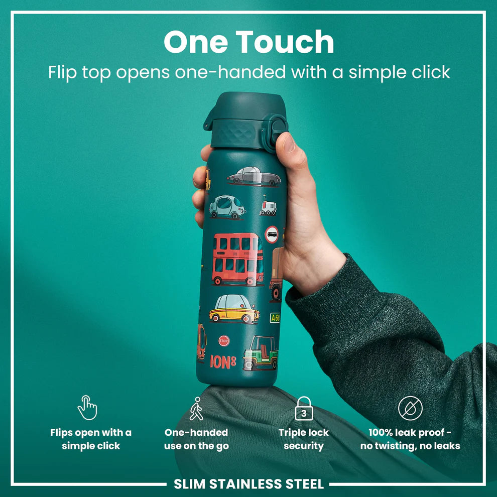 Ion8 Slim Stainless Steel Water Bottle Automobiles