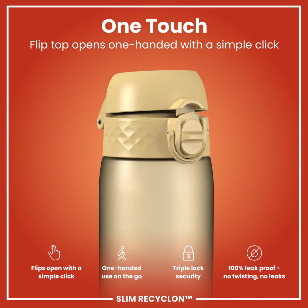 Ion8 Slim Water Bottle Desert