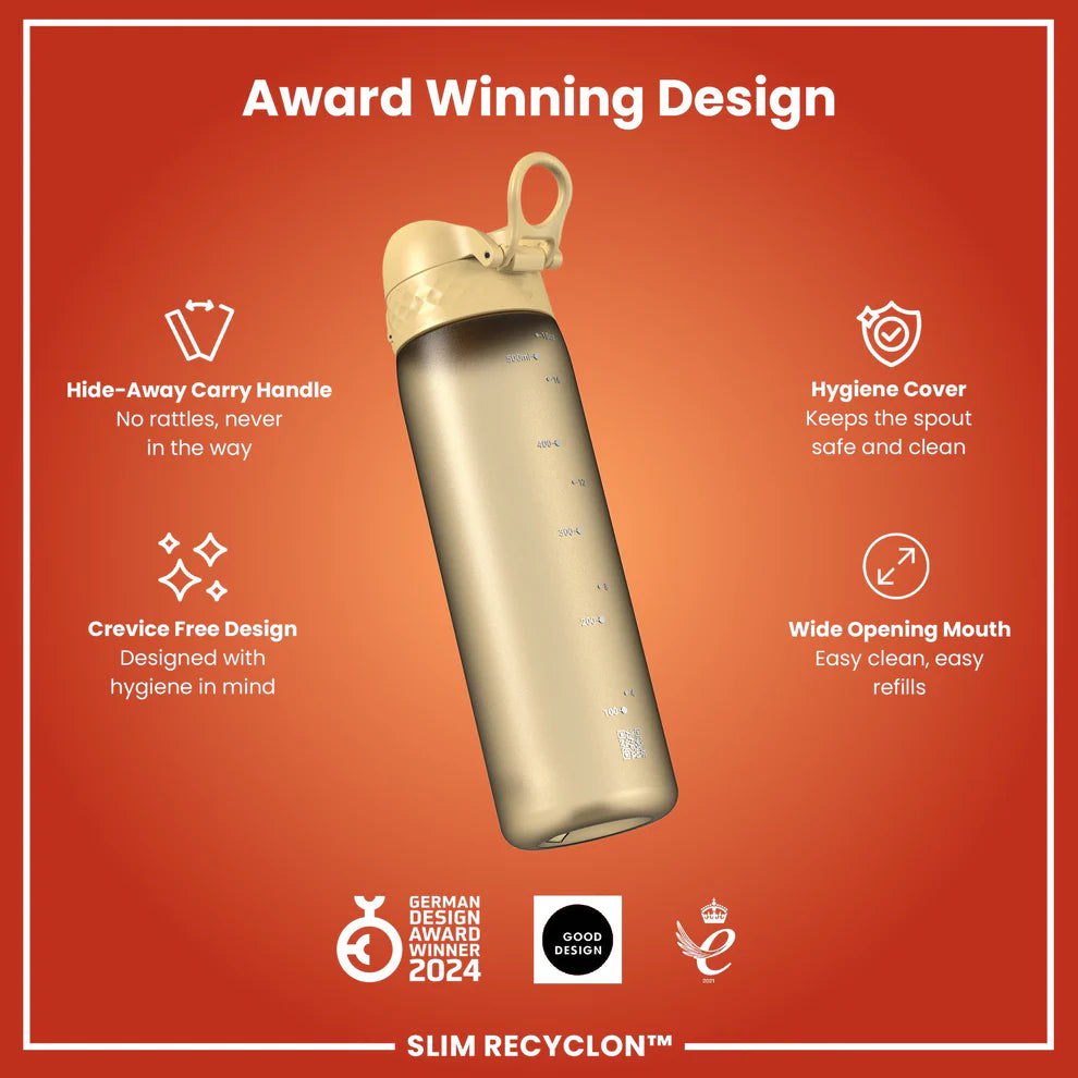 Ion8 Slim Water Bottle Desert