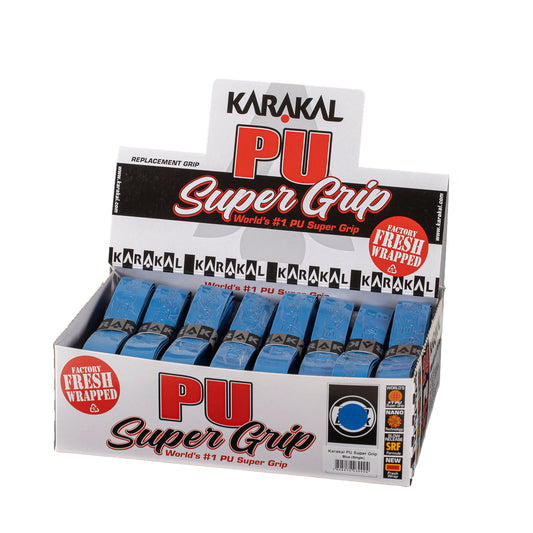 Karakal PU Super Grip Solid Blue x 24