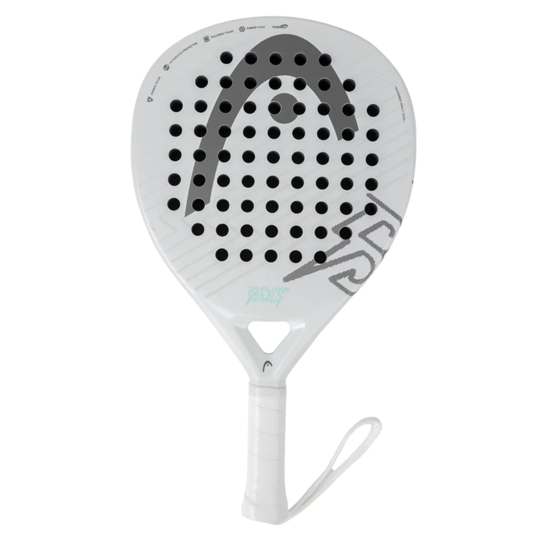 Head Bolt Padel Bat White Grey