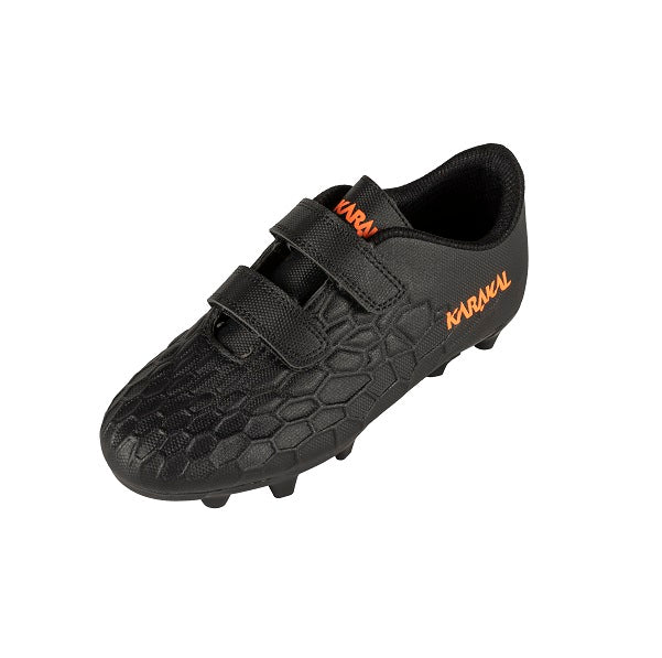 Karakal Hex Football Boot Black Orange x 10 Pairs (10-2UK)