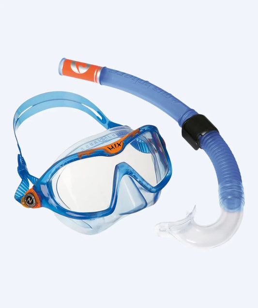 Mix Combo Set Mask Snorkel Blue Small