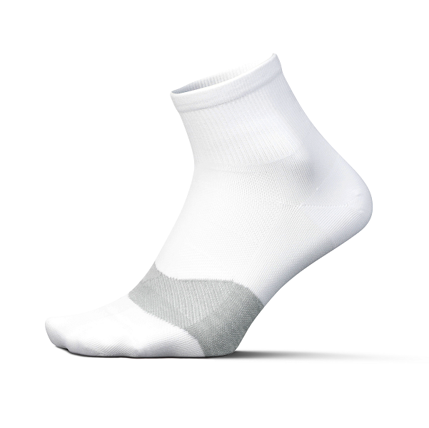Feetures Elite UL Quarter Basic White 1 Pair x 3