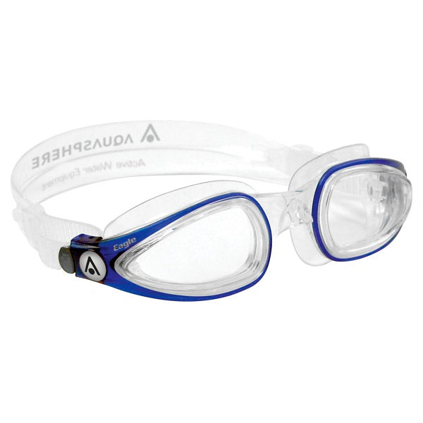 Aquasphere Eagle Optics Goggle Dark Blue Trans Lens Clear