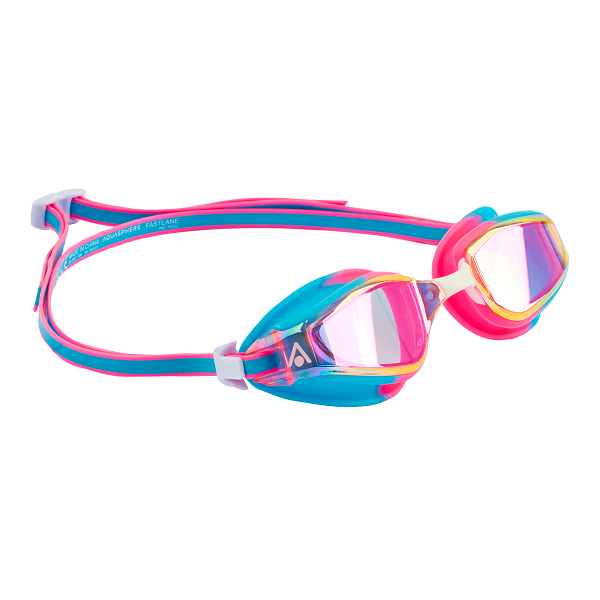 AquaSphere Fastlane Goggle Multi Iridescent Mirrored Lens