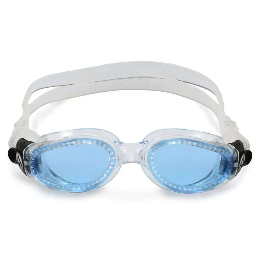 AquaSphere Kaiman Adult Goggle Blues Lens Transparent
