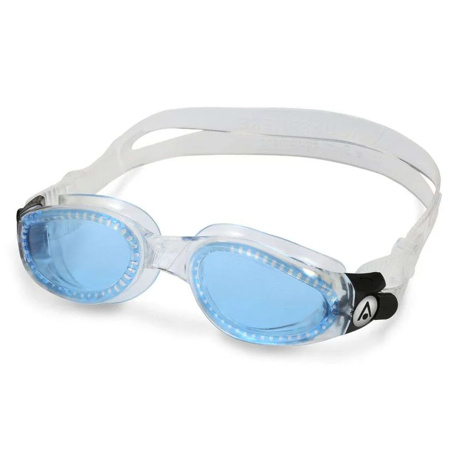 AquaSphere Kaiman Adult Goggle Blues Lens Transparent