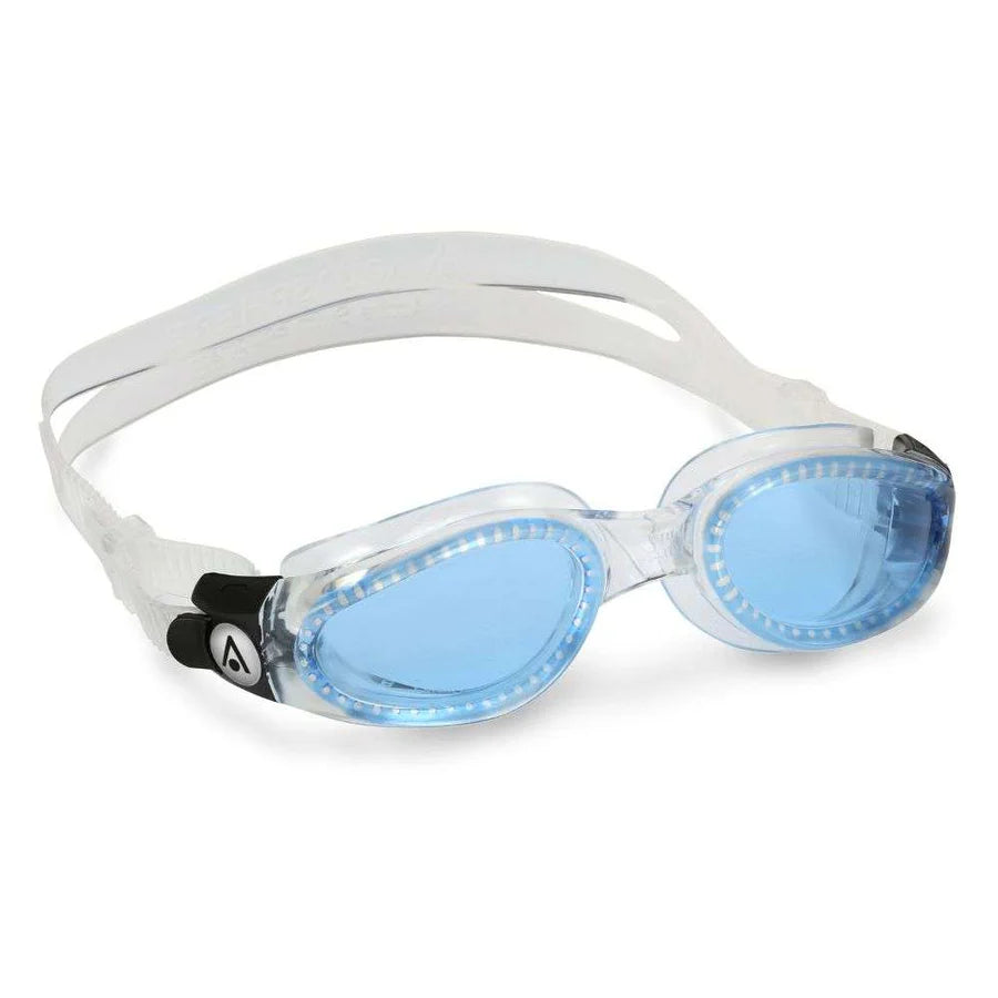 AquaSphere Kaiman Adult Goggle Blues Lens Transparent