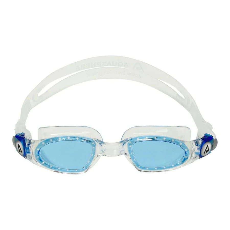 AquaSphere Mako Adult Goggle Blue Lens Clear Blue