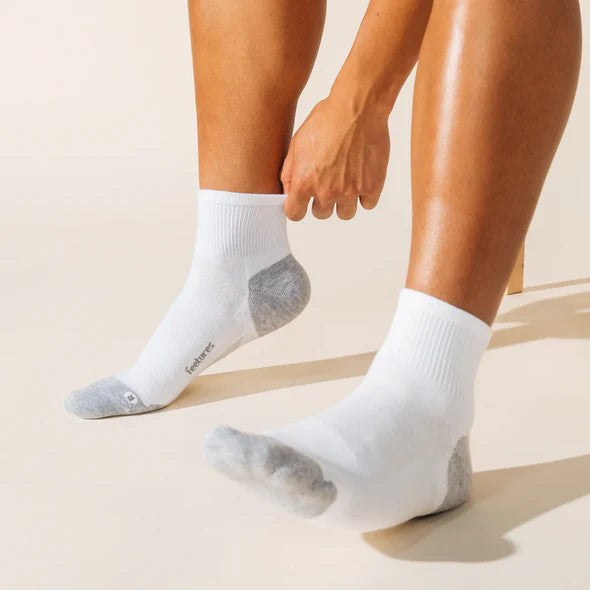 Feetures Elite Max Quarter White 1 Pair x 3