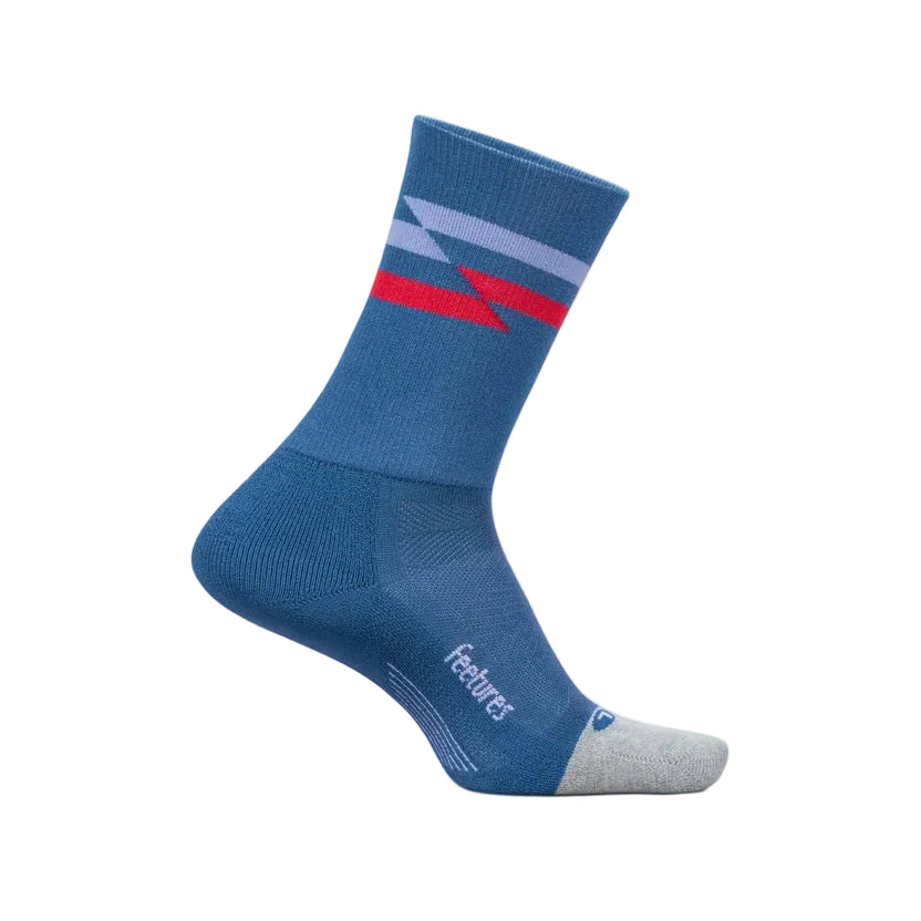 Feetures Elite LC Mini Crew Blue Track 1 Pair x3