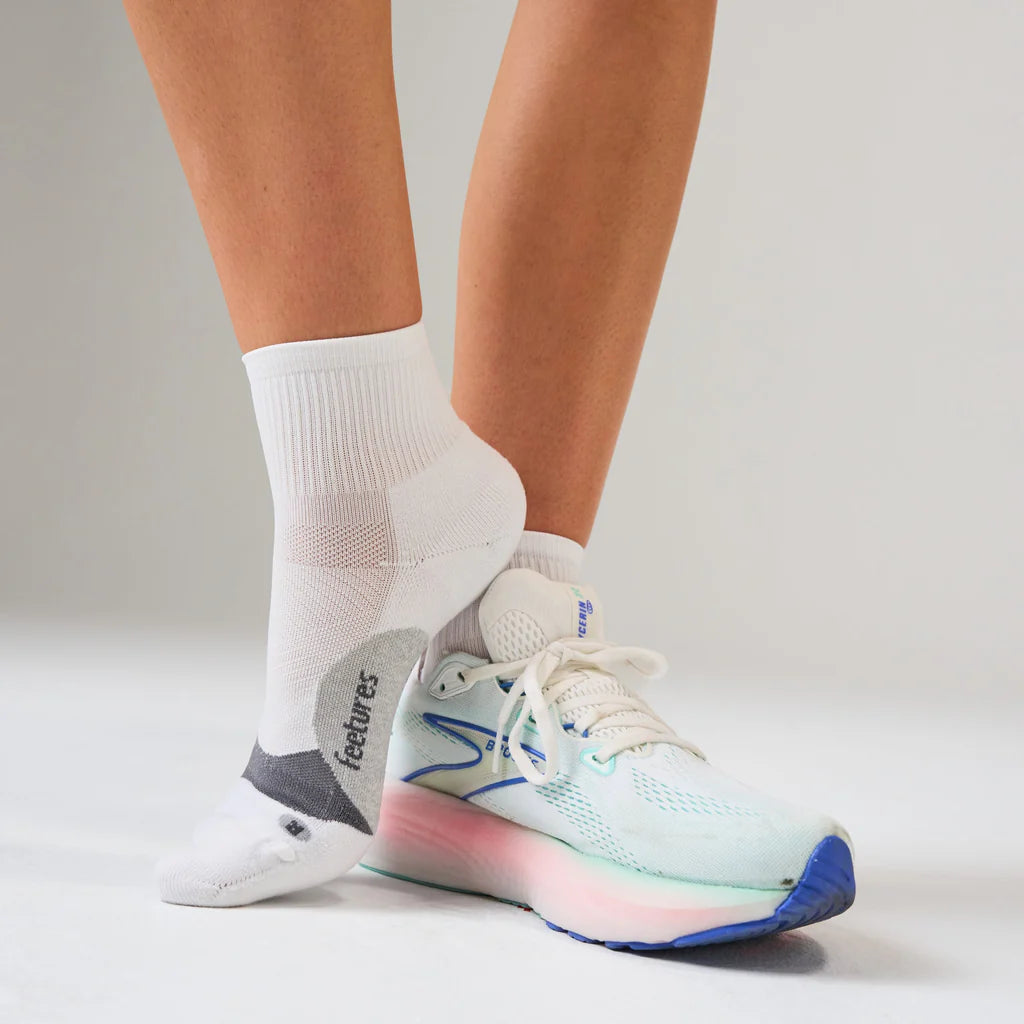 Feetures Elite LC Quarter White 1 Pair x 3