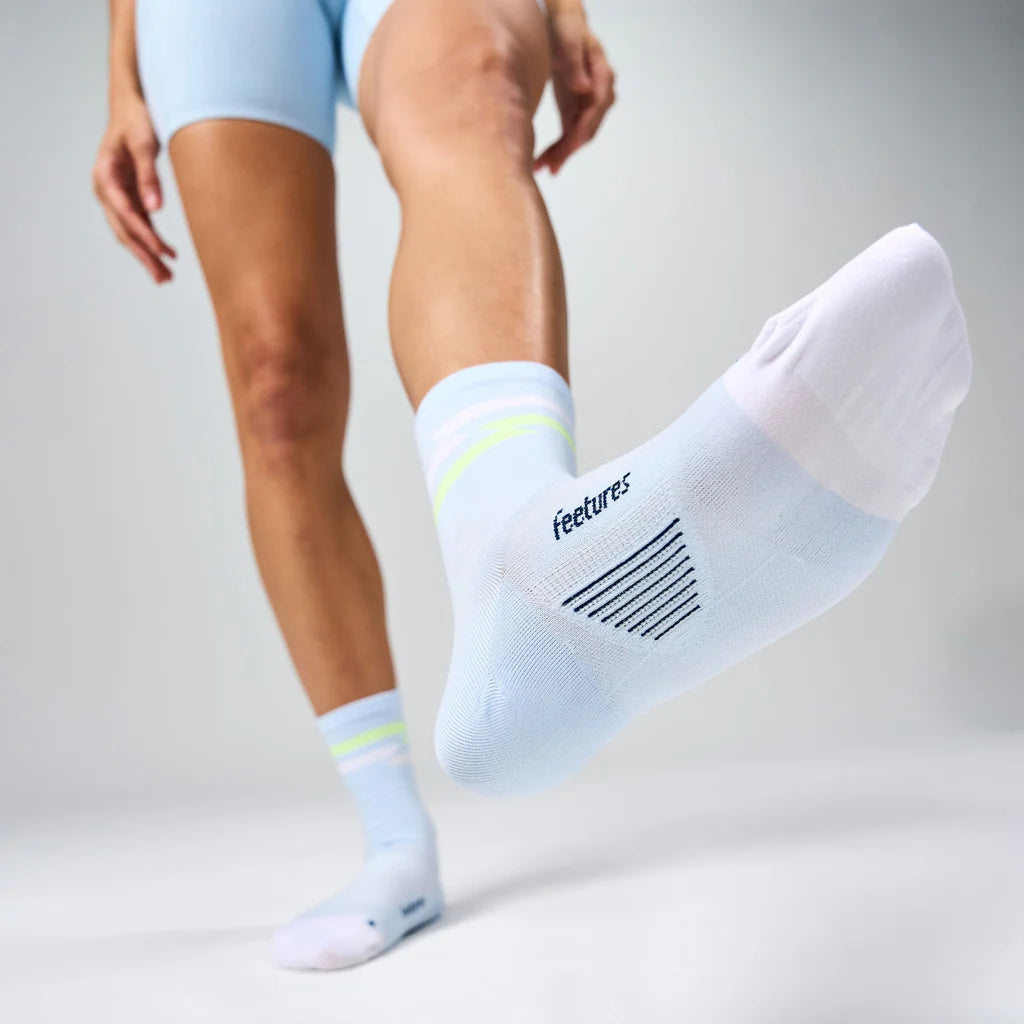 Feetures Elite UL Mini Crew Day Track Blue 1 Pair x3