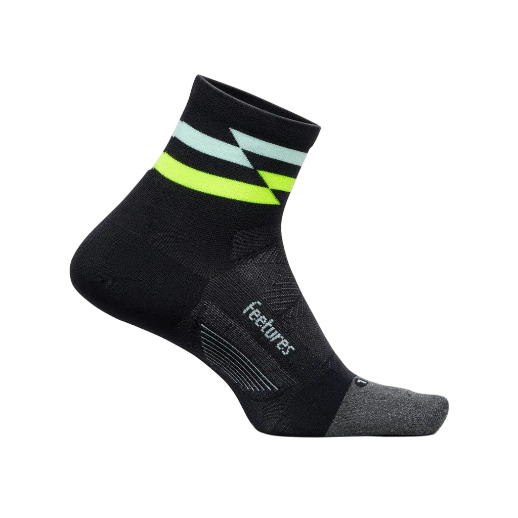 Feetures Elite UL Quarter Night Track Black 1 Pair x3