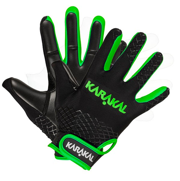 Karakal Web Gaelic Glove Green 2.0