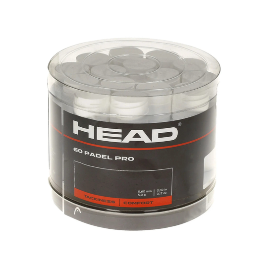 Head Padel Pro Grip 60pcs Display Box White