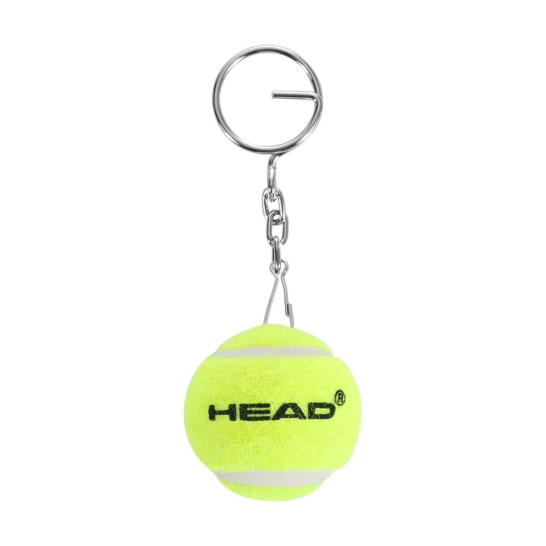 Head Tennis Ball Keyring Yellow