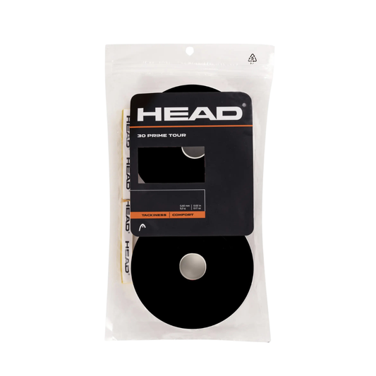 Head Prime Tour 30 Overgrips - Black
