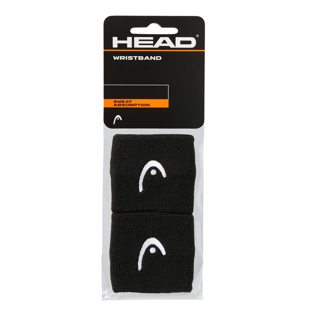 Head Wristbands 2.5" Black x 2