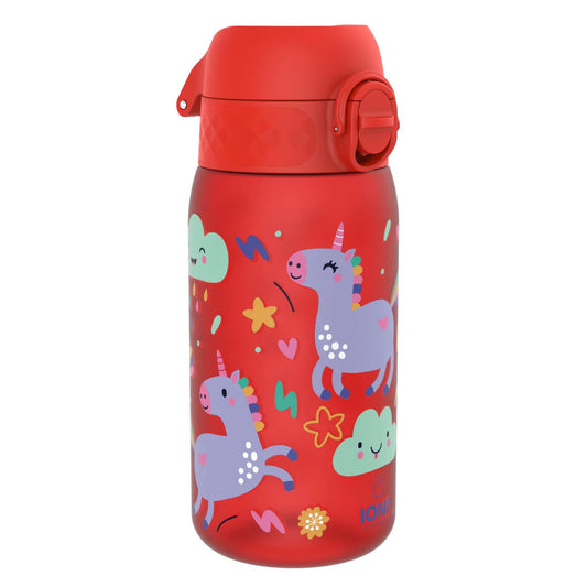 Ion8 Pod Water Bottle Unicorns Red