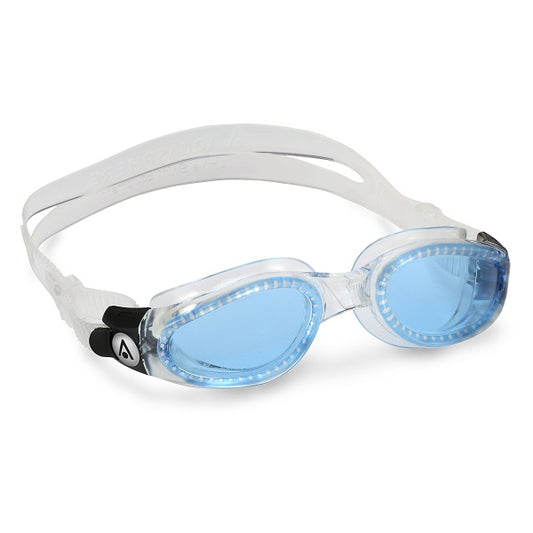AquaSphere Kaiman Adult Goggle Blues Lens Transparent