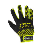 Karakal Web Gaelic Glove Black Neon Yellow 1.0