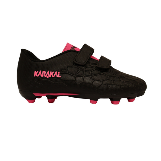 Karakal Hex Football Boot Black Pink x 10 Pairs (10-2UK)