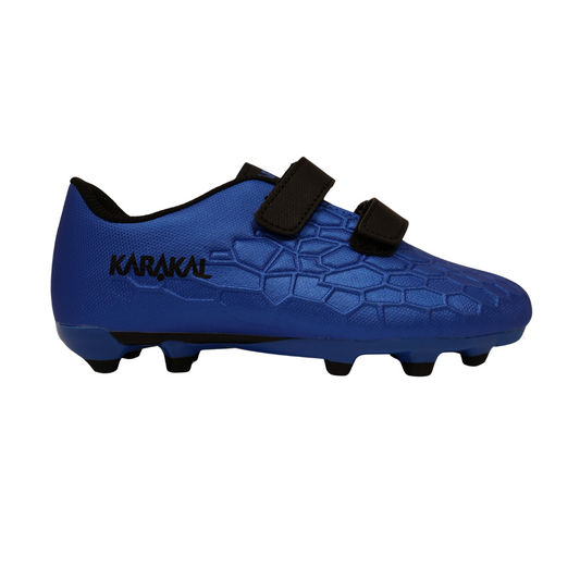 Karakal Hex Football Boot Royal Black x 10 Pairs (10-2UK)