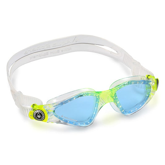 Aquasphere Kayenne Junior Goggle  Bright Green Lens Blue
