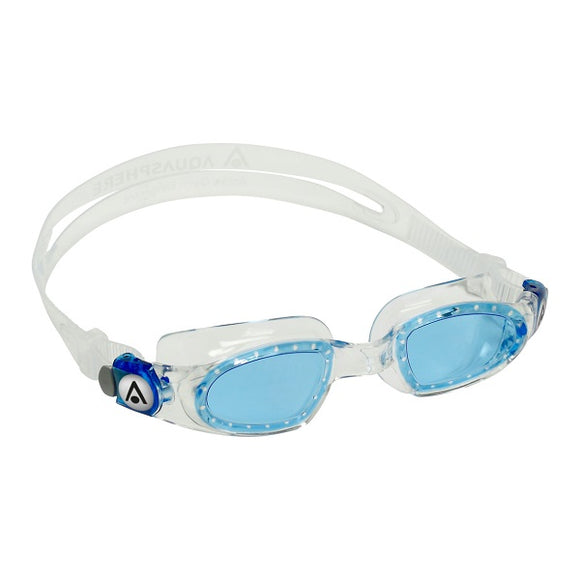AquaSphere Mako Adult Goggle Blue Lens Clear Blue