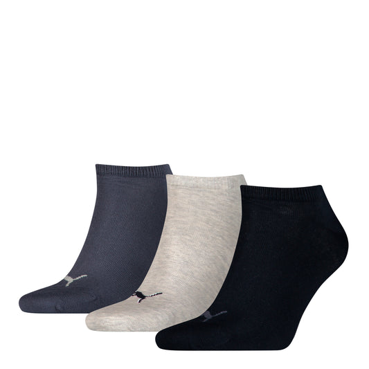 Puma Sneaker Sock 3pk Navy Mix x6 New